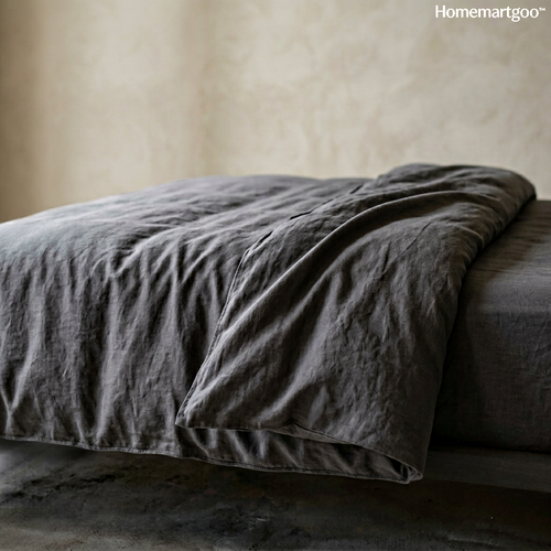 Washed-Finish Bed Cover