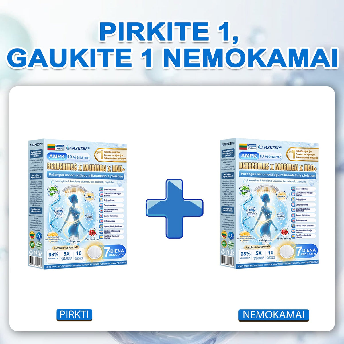 🇱🇹 AMZKEEP® 3+3 NEMOKAMAI – Tik šiandien !