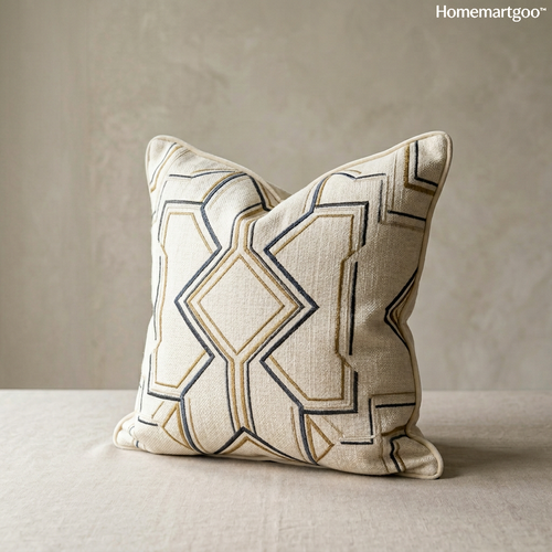 Geometric Accent Pillow